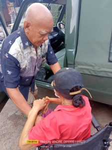 penjemputan pasien di desa titab