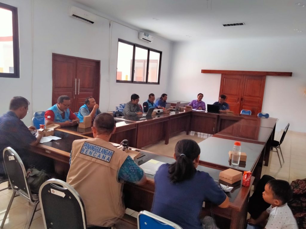 foto rapat di BPBD Buleleng