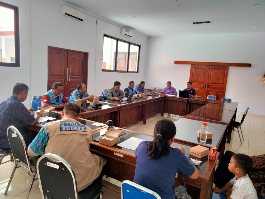 foto rapat di BPBD Buleleng